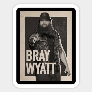 Bray Wyatt Vintage Sticker